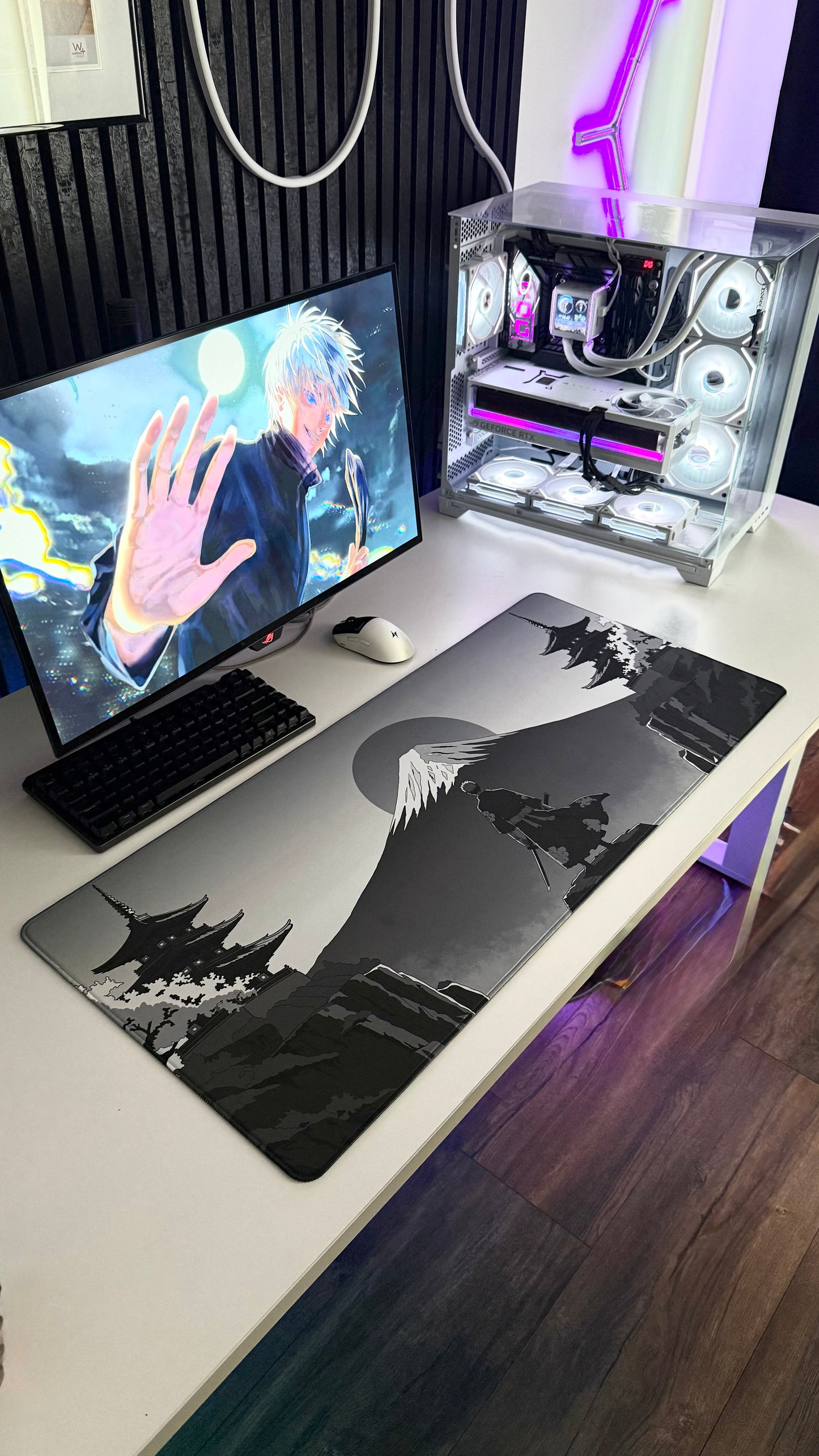 Samurai v2 zwart (90 x 40 cm)