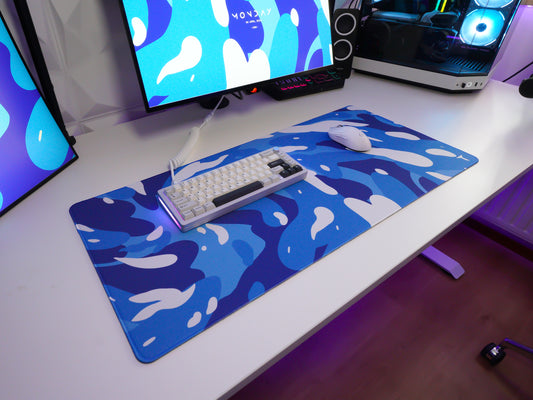 SWIRL BLAUW (90 x 40 cm)