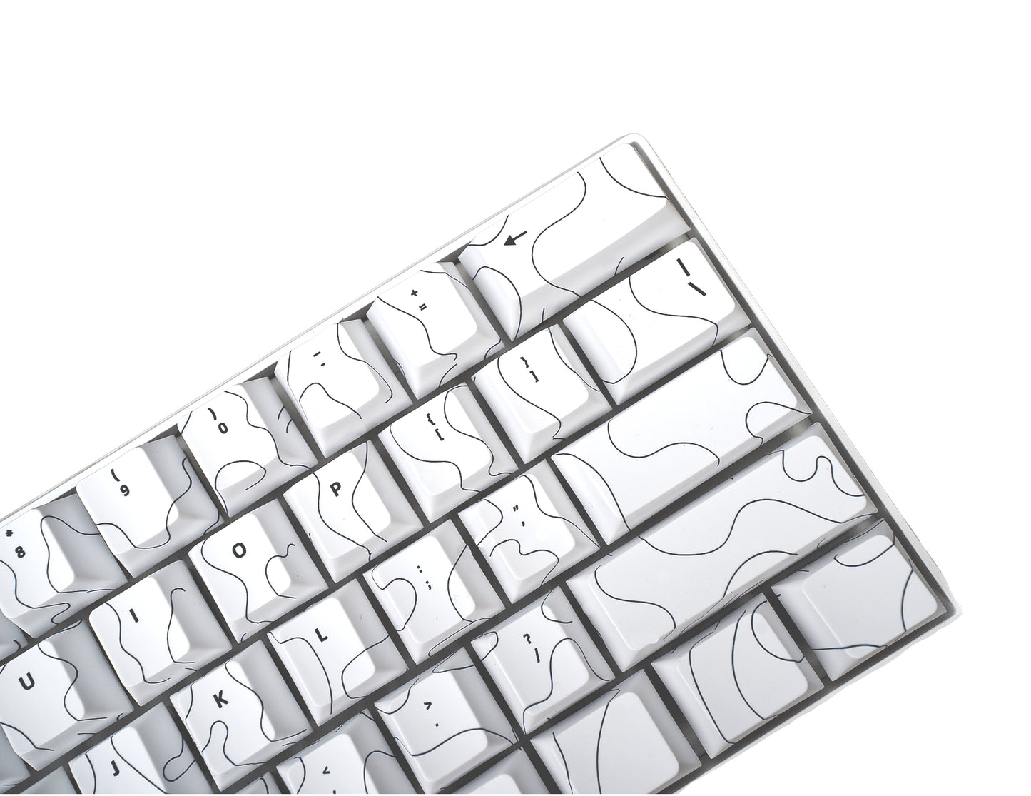 Topo Keycaps Wit