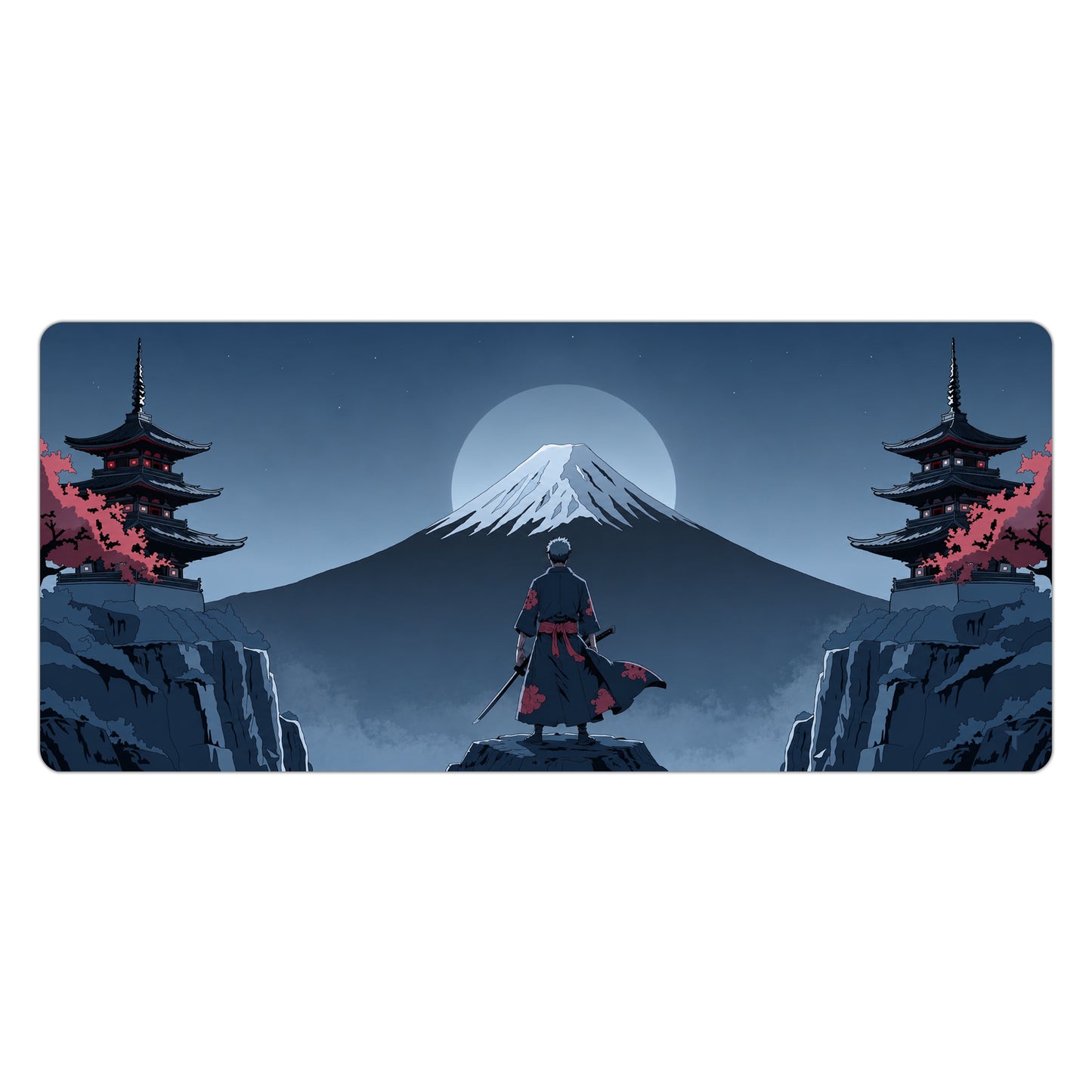 Samurai v2 blauw (90 x 40 cm)