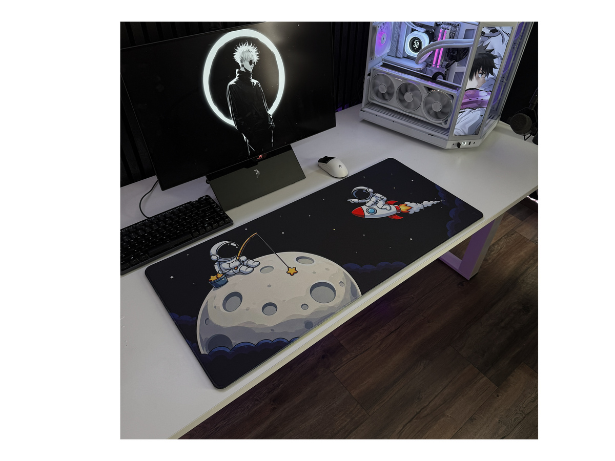 Space Blauw (90 x 40 cm)